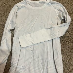 White Long Sleeve Swiftly Lululemon top